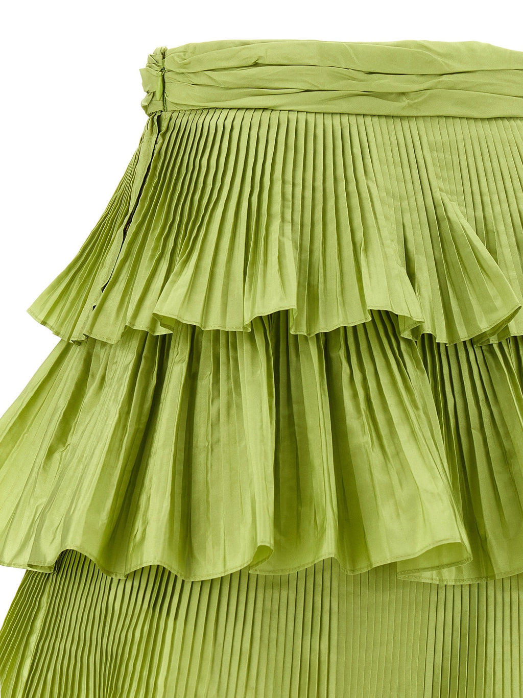 Valentino Garavani Bicolor Silk Long Skirt