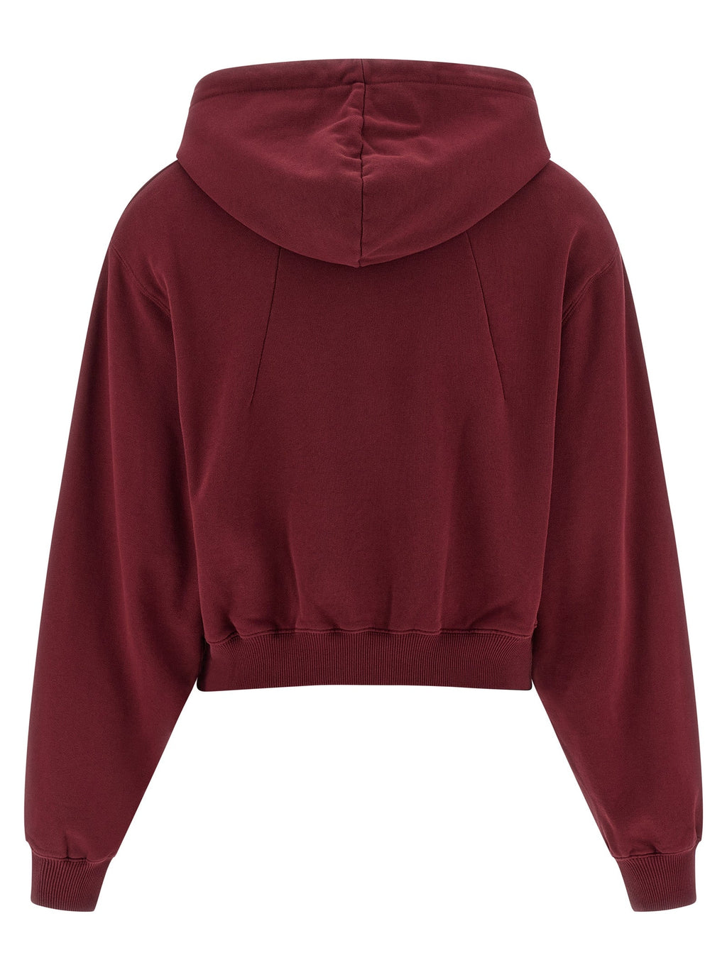 ROTATE BIRGER CHRISTENSEN Bordeaux Cotton Hoodie
