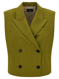 Theory Bicolor Polyester Sleeveless Jacket