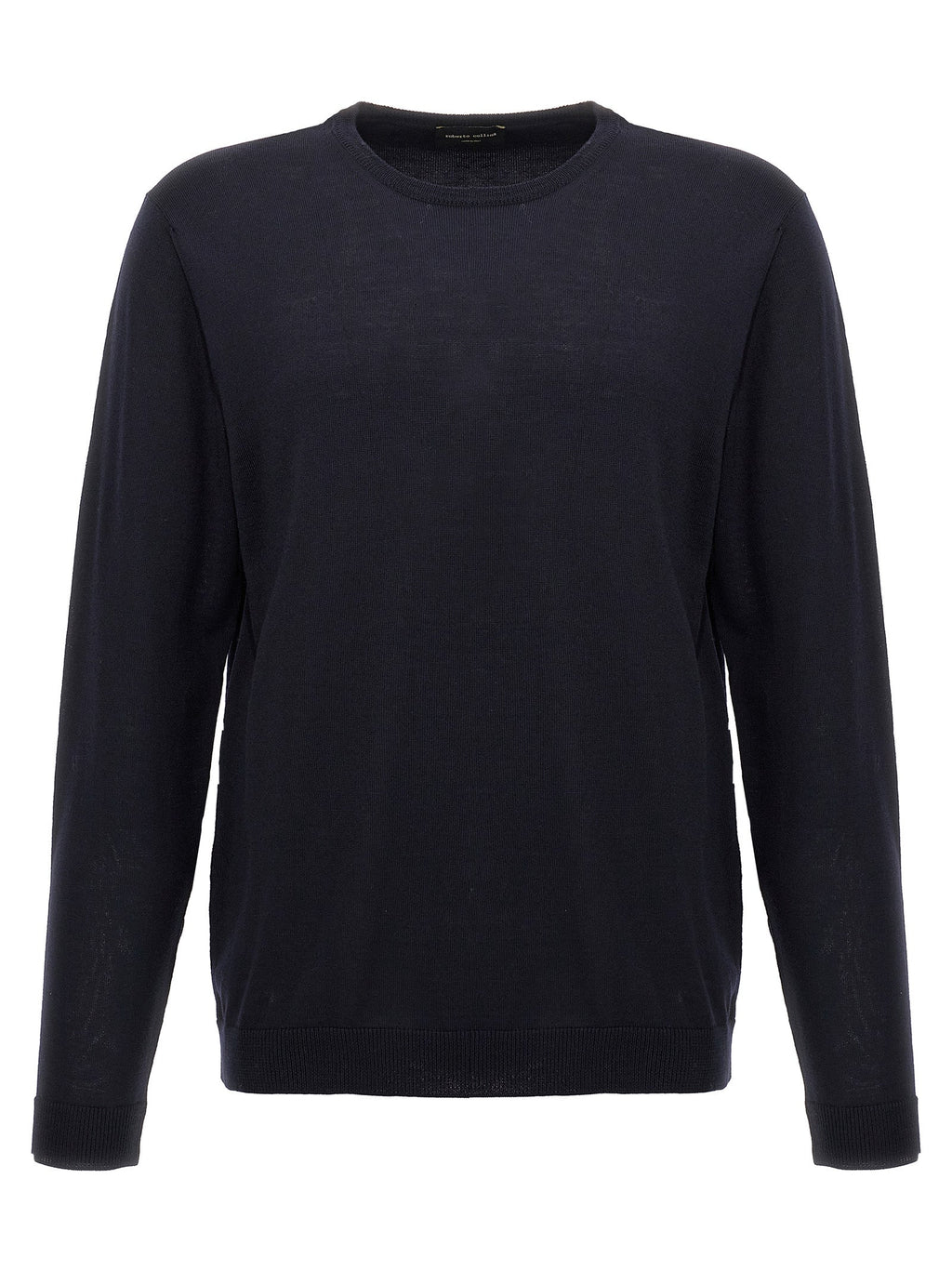 Roberto Collina Blue Merino Wool Cardigan