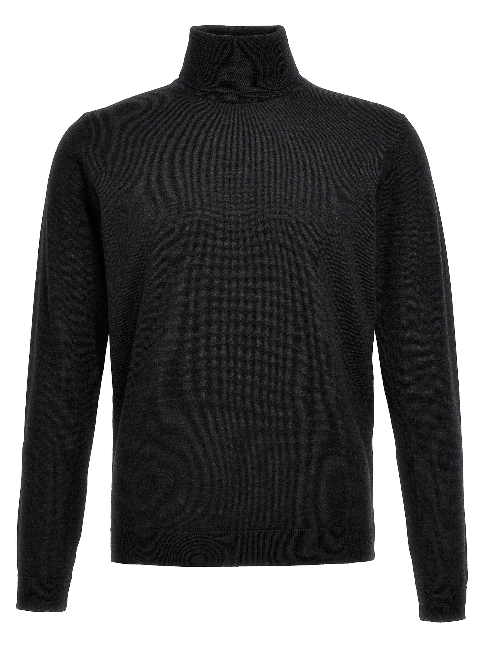 Roberto Collina Gray Merino Wool Cardigan