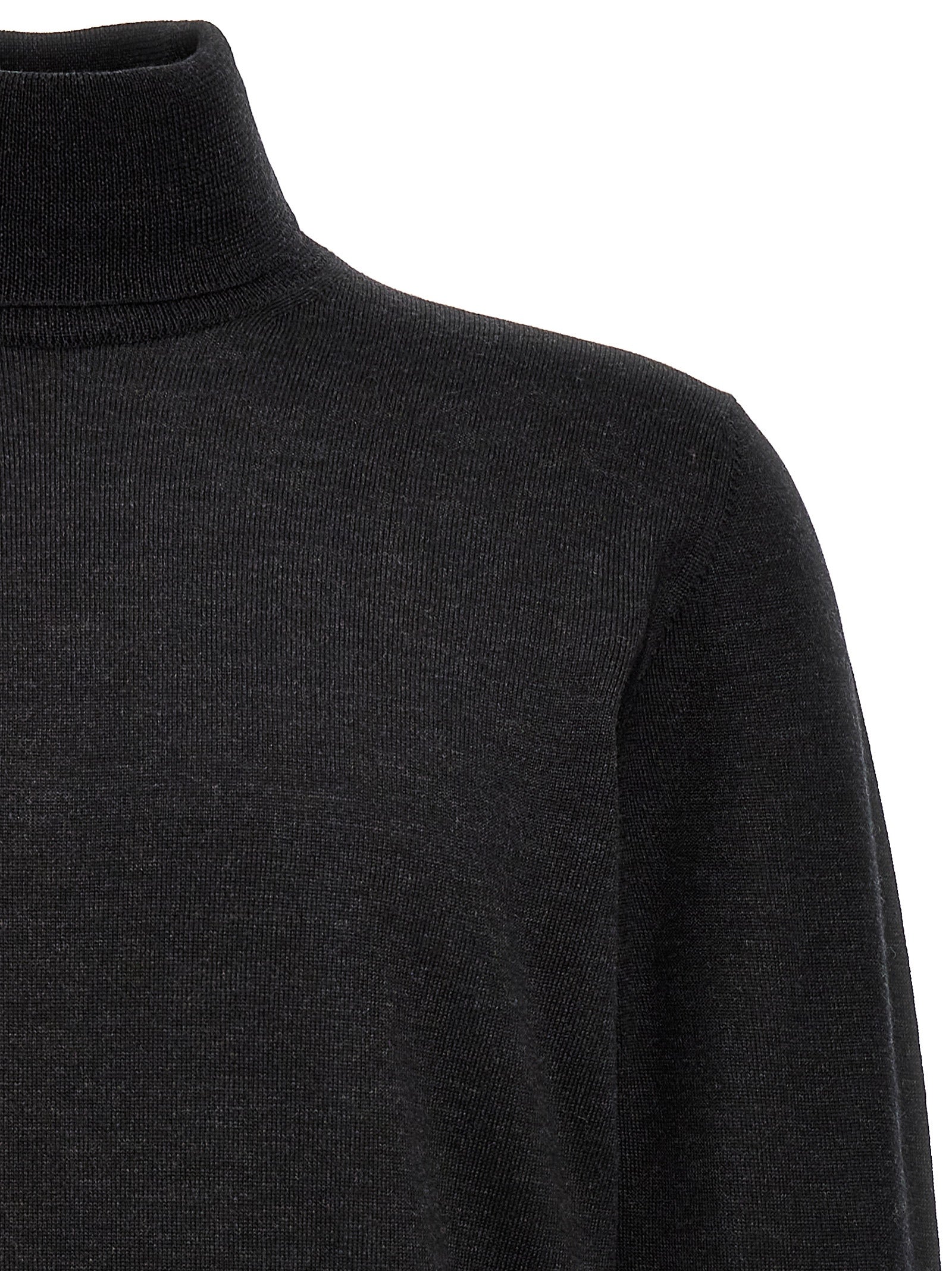 Roberto Collina Gray Merino Wool Cardigan