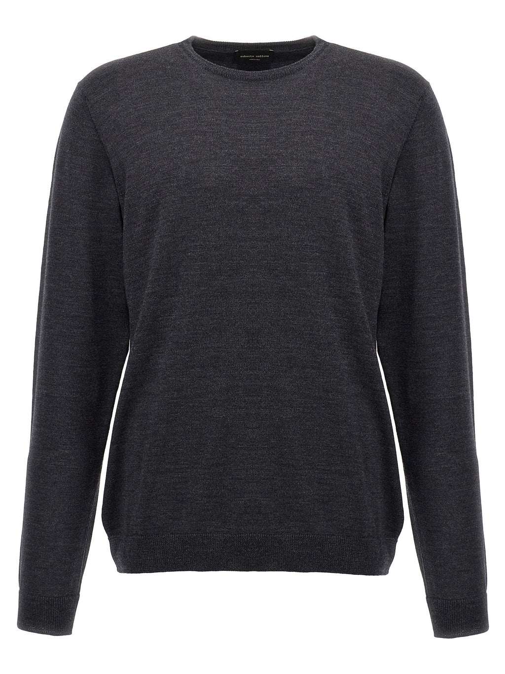 Roberto Collina Gray Merino Wool Cardigan