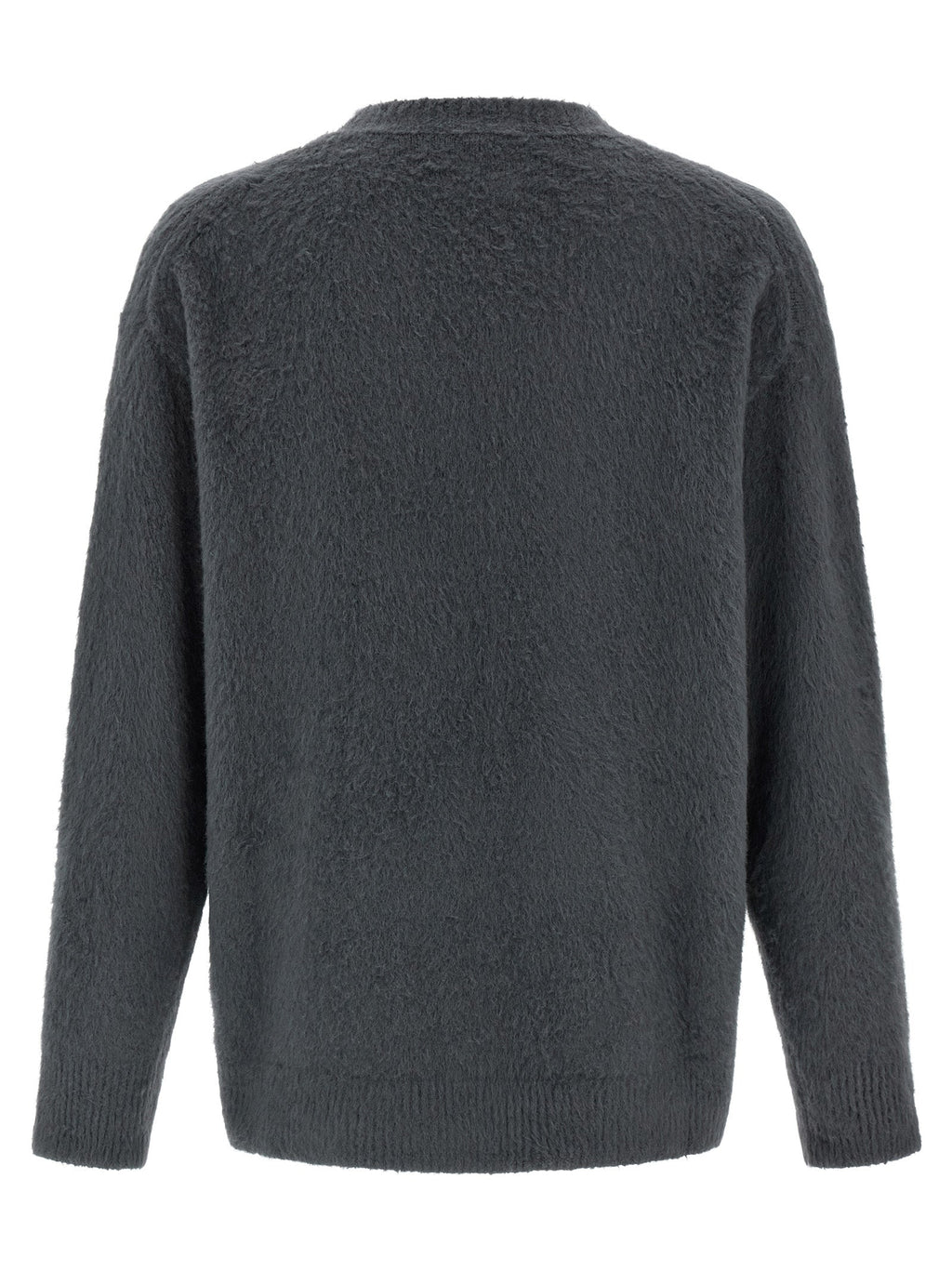 Roberto Collina Gray Cotton Cardigan