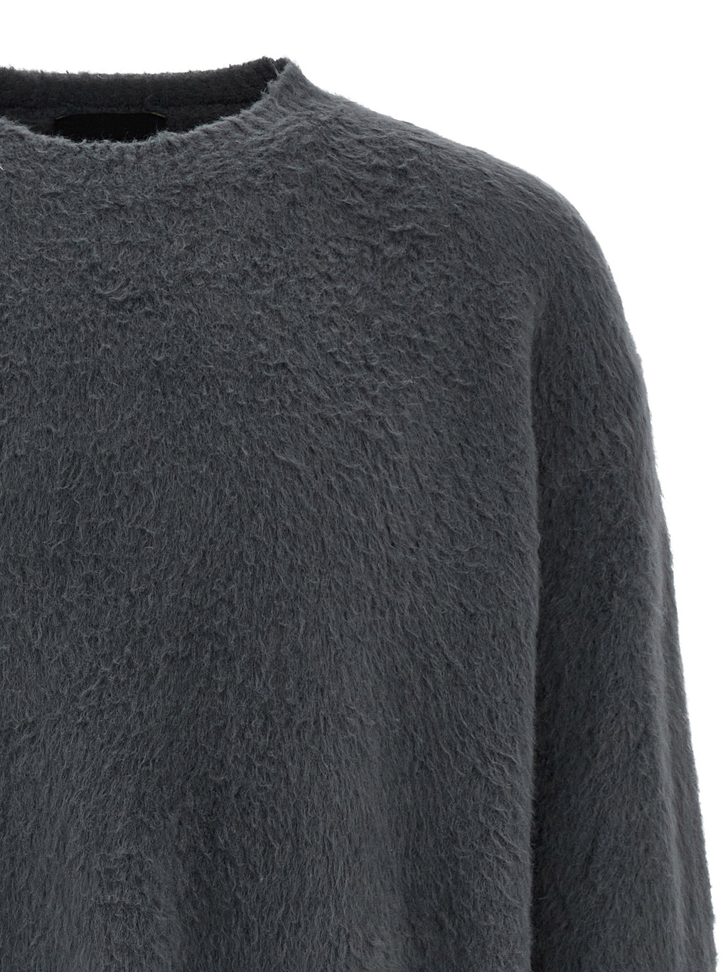 Roberto Collina Gray Cotton Cardigan