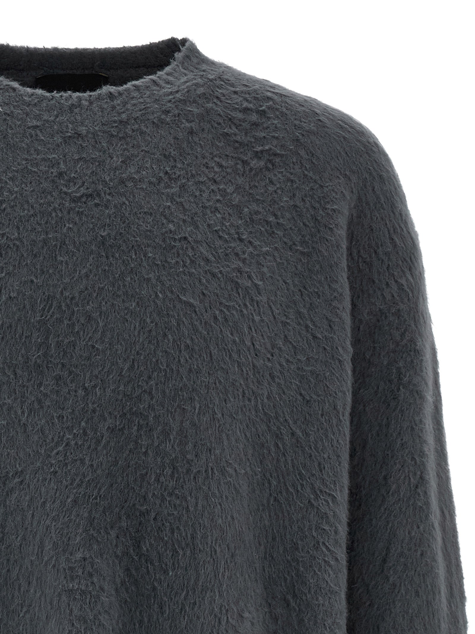 Roberto Collina Gray Cotton Cardigan