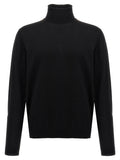 Roberto Collina Black Merino Wool Cardigan