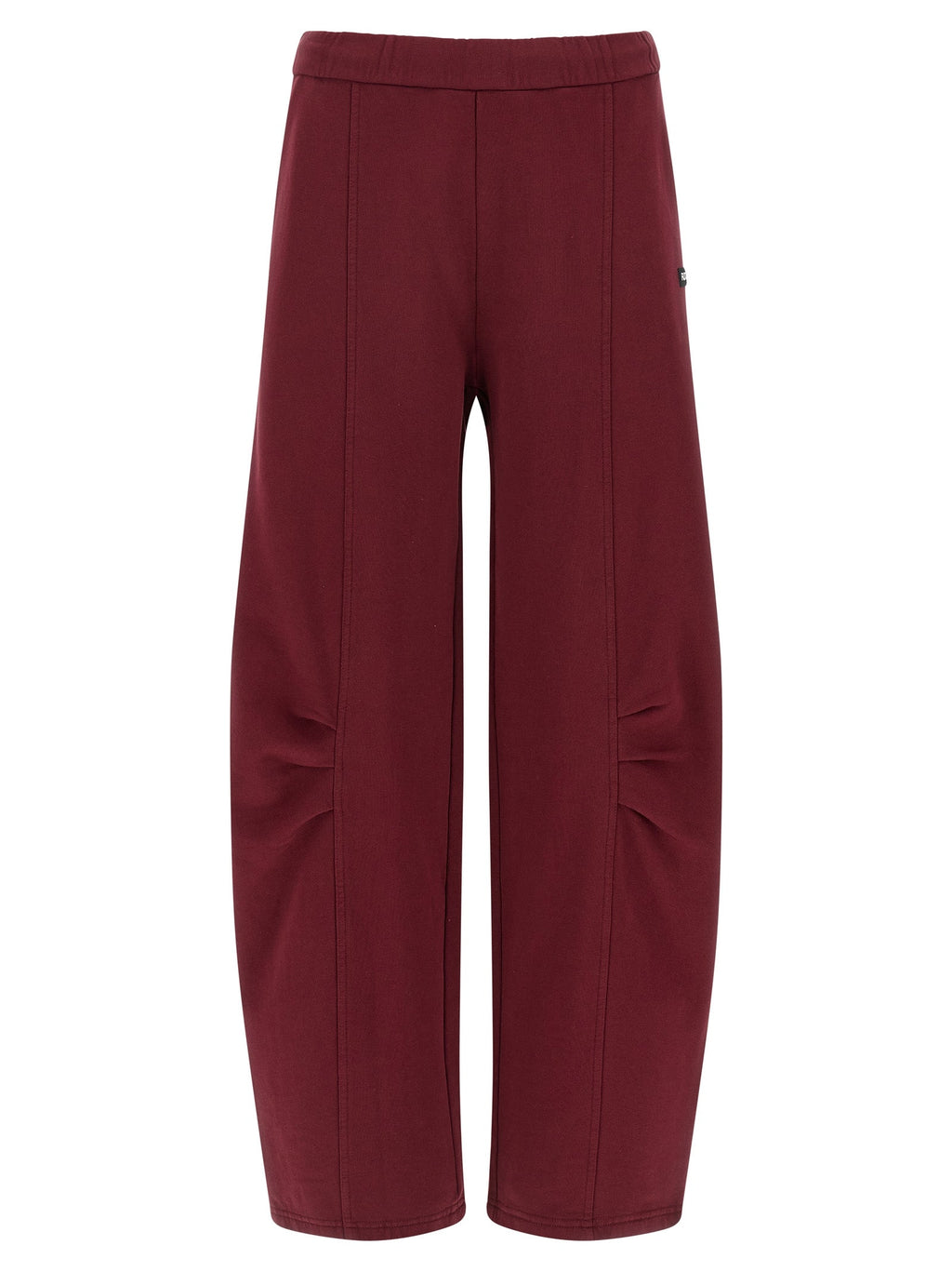 ROTATE BIRGER CHRISTENSEN Bordeaux Cotton Joggers (Workout Pants)