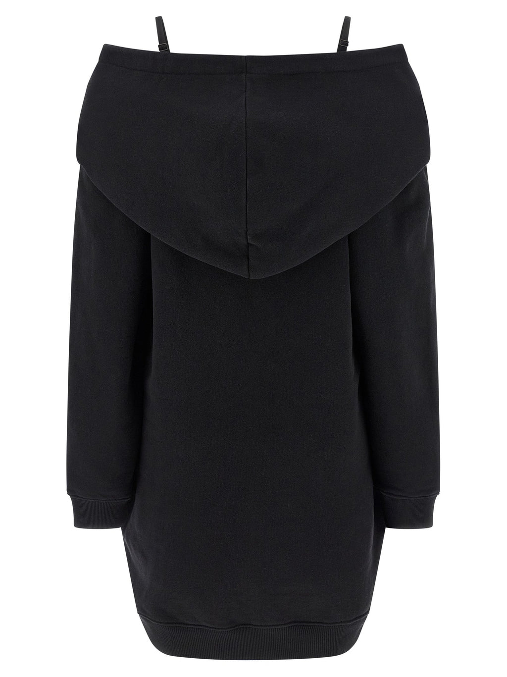 MM6 Maison Margiela Black Cotton Short Dress