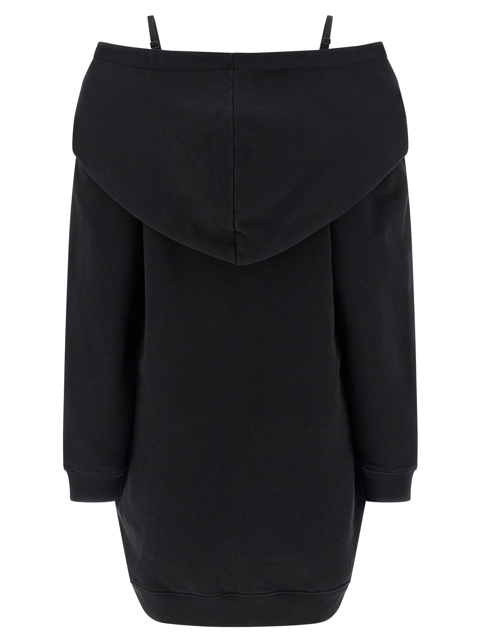 MM6 Maison Margiela Black Cotton Short Dress