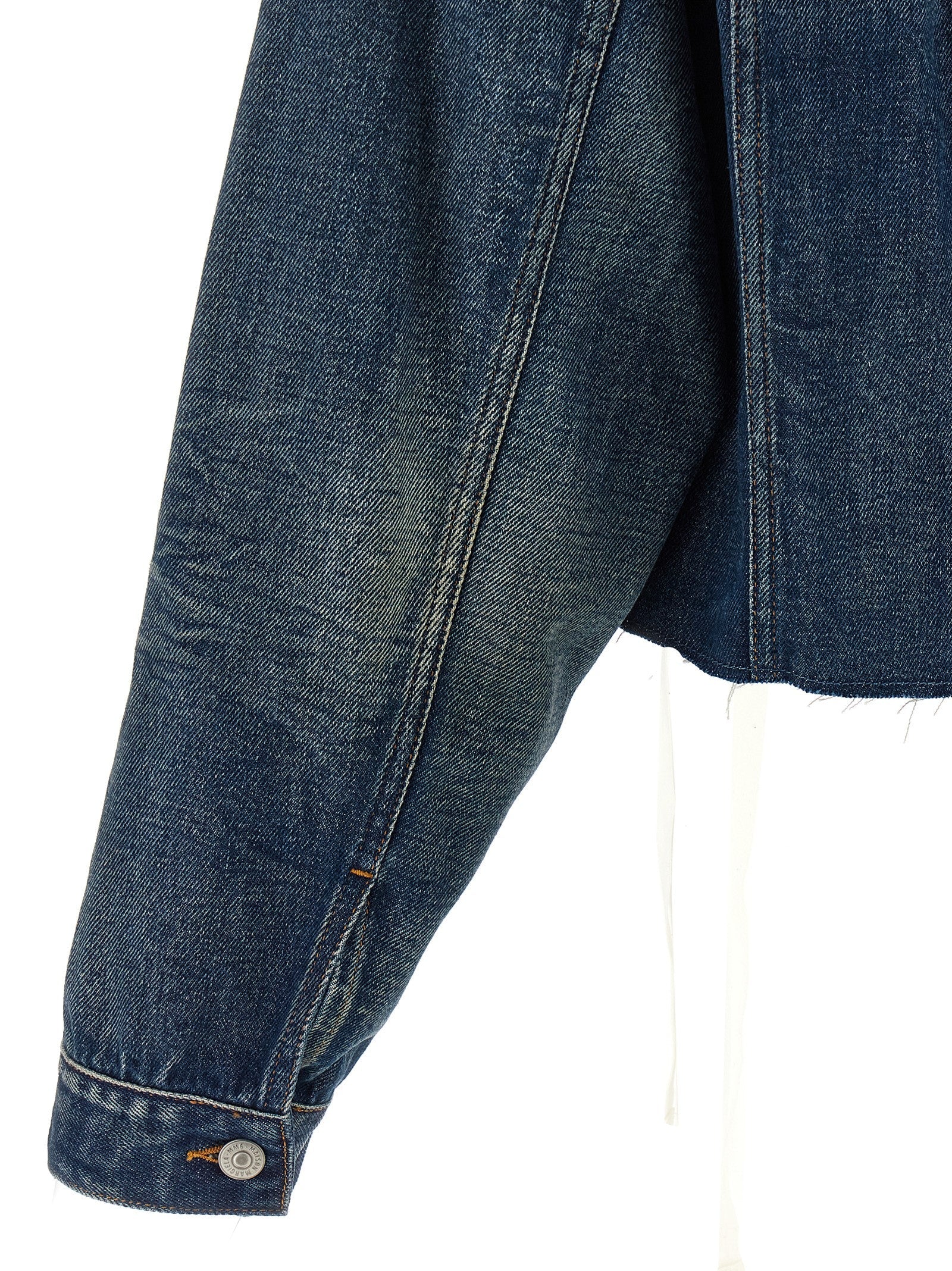 MM6 Maison Margiela Blue Cotton Denim Jacket