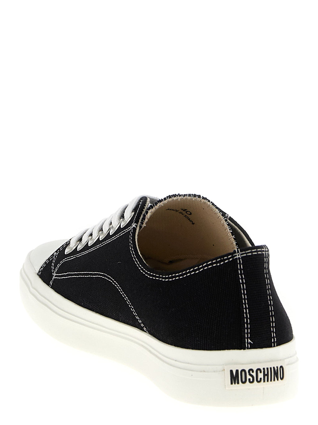 Moschino Bicolor Cotton Sneakers