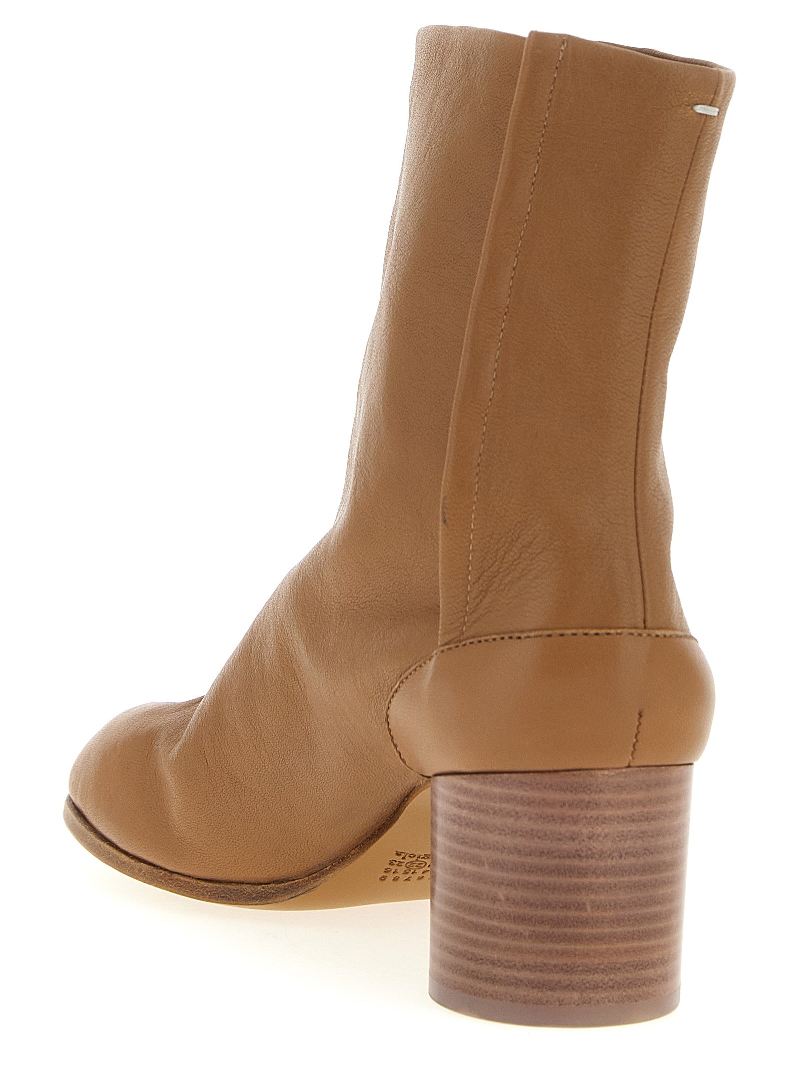 Maison Margiela Brown Lambskin Ankle Boots
