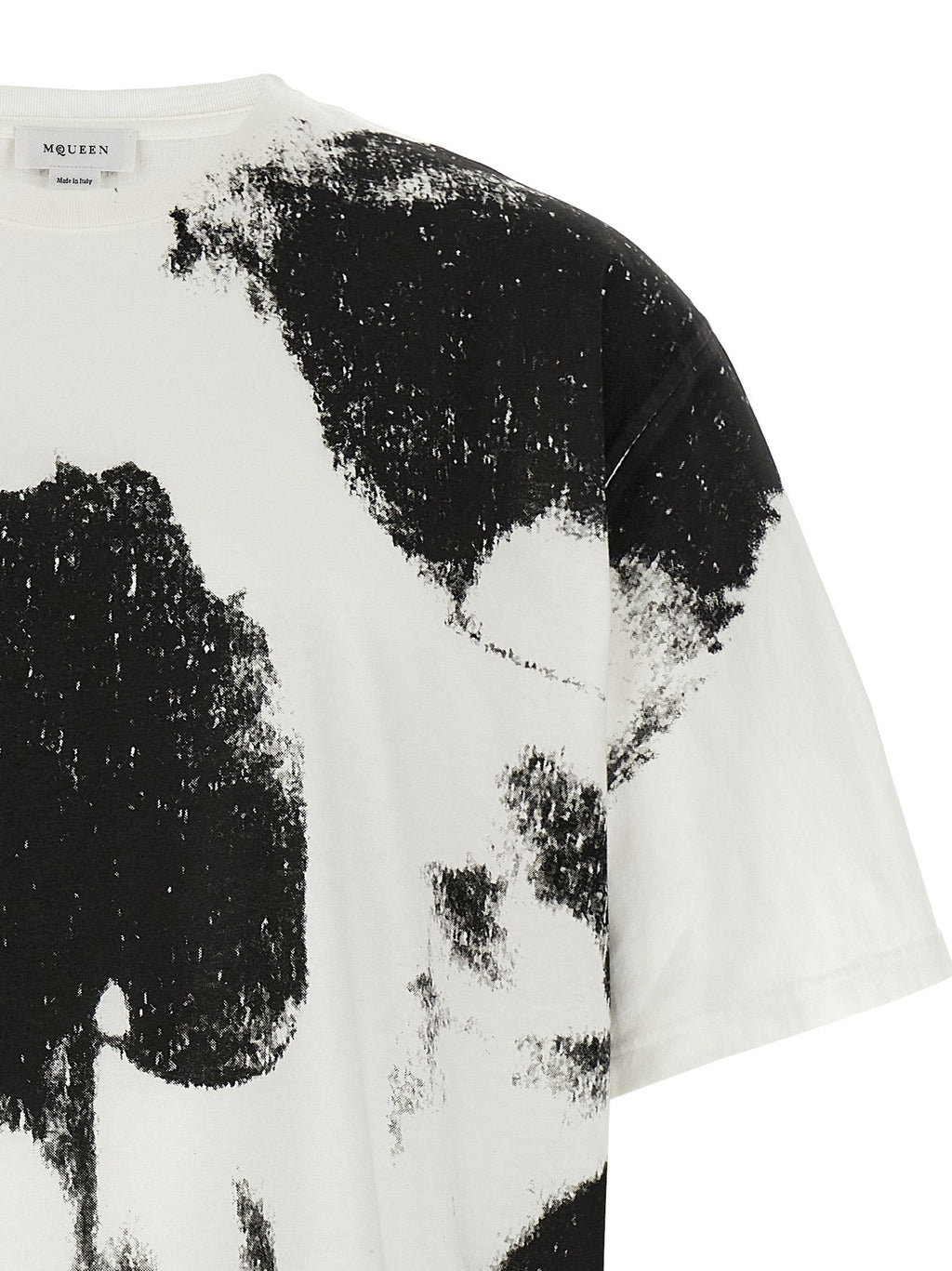 Alexander McQueen Bicolor Cotton T-Shirt