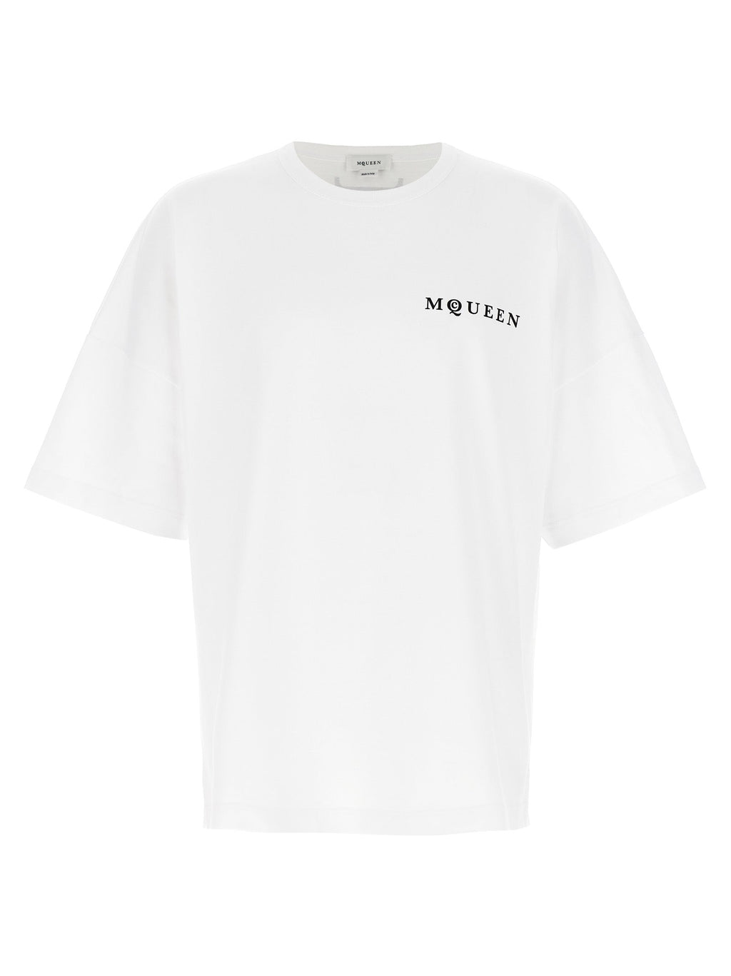Alexander McQueen Bicolor Cotton T-Shirt