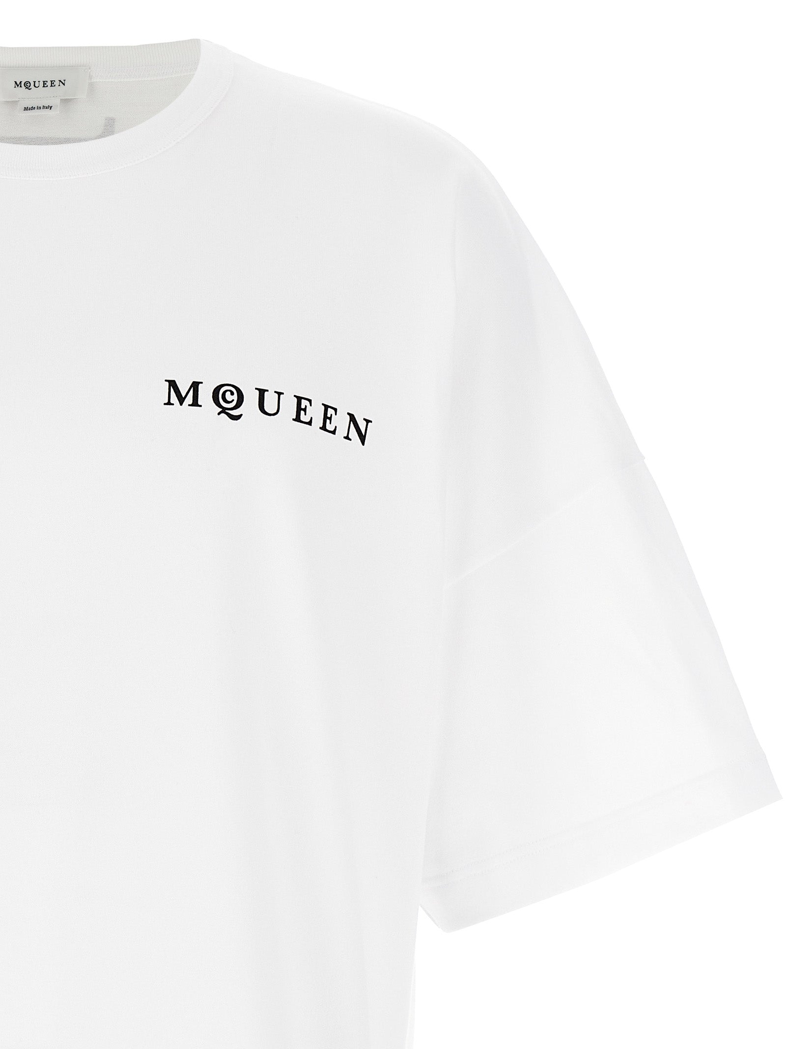 Alexander McQueen Bicolor Cotton T-Shirt