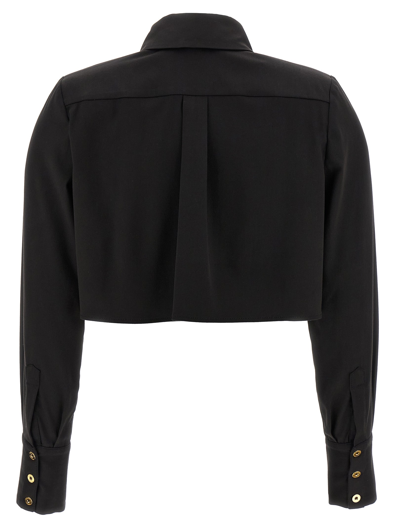Elisabetta Franchi Black Lycra Blouse