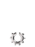 Jil Sander Silver Brass Earrings