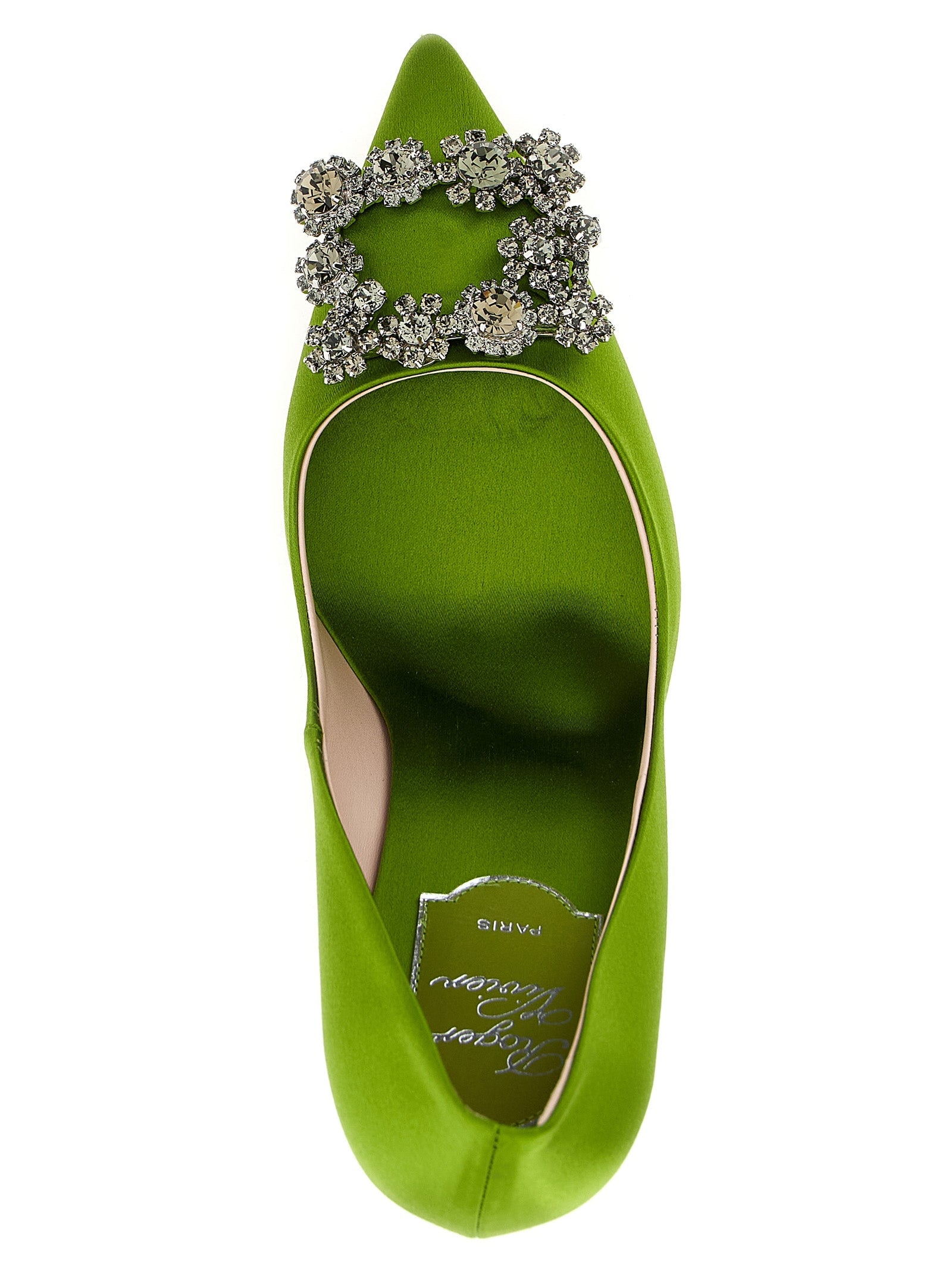 Roger Vivier Bicolor Viscose High Heel Pumps