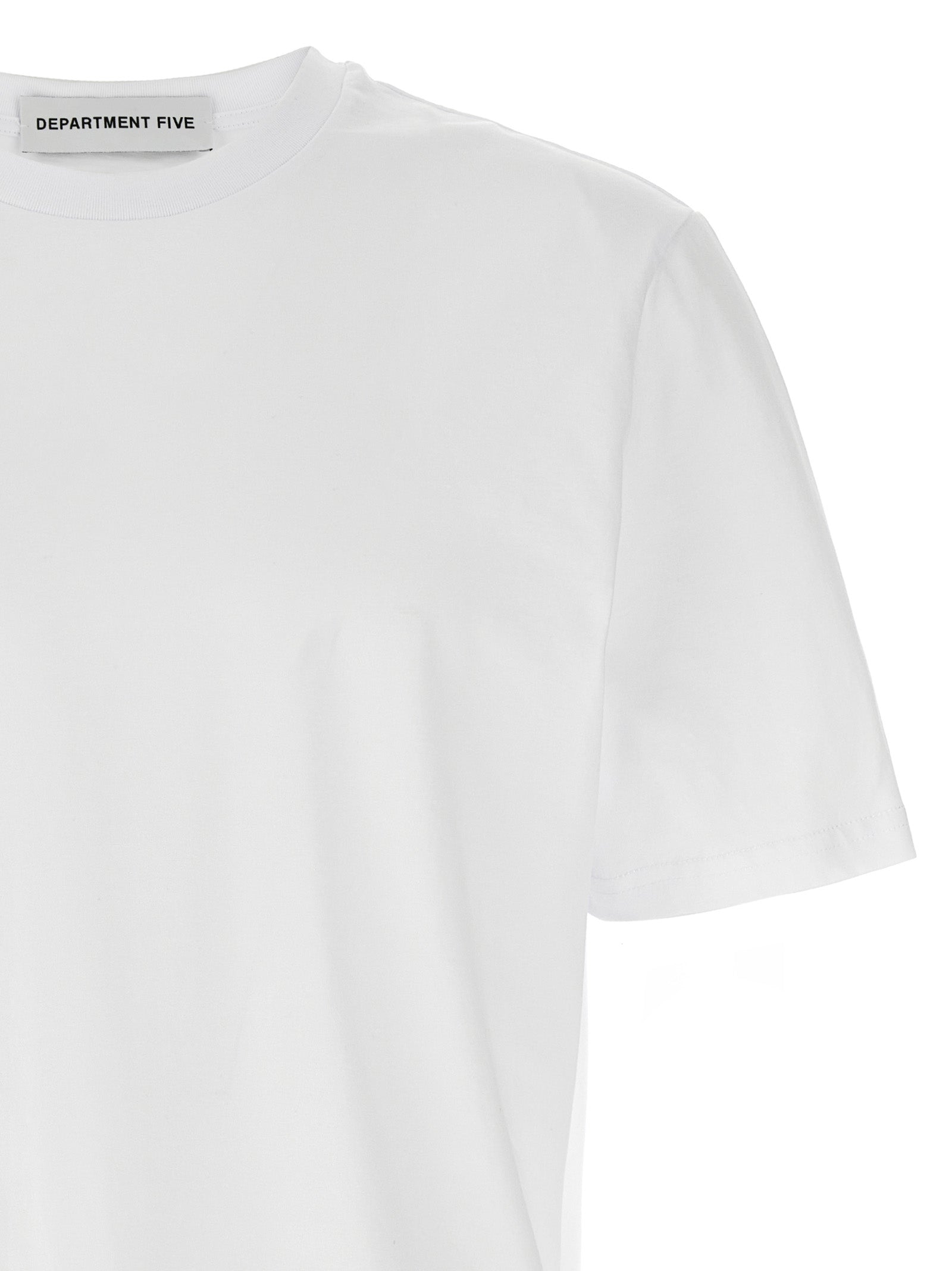 Department 5 White Cotton T-Shirt