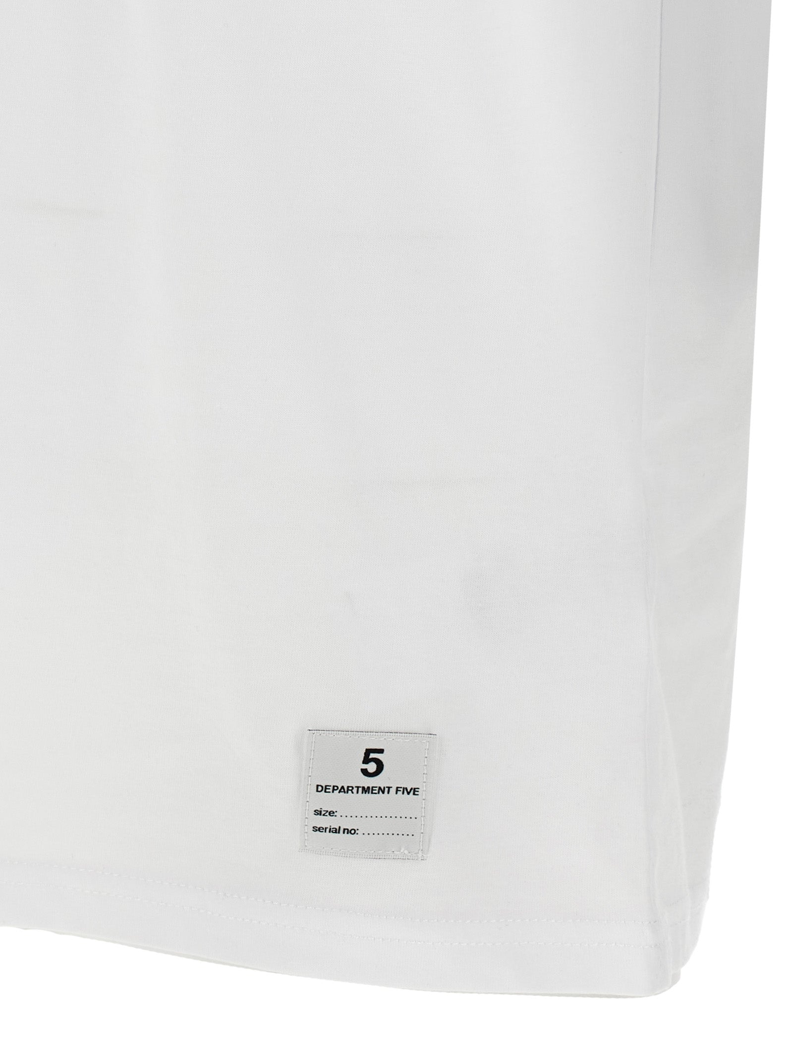 Department 5 White Cotton T-Shirt