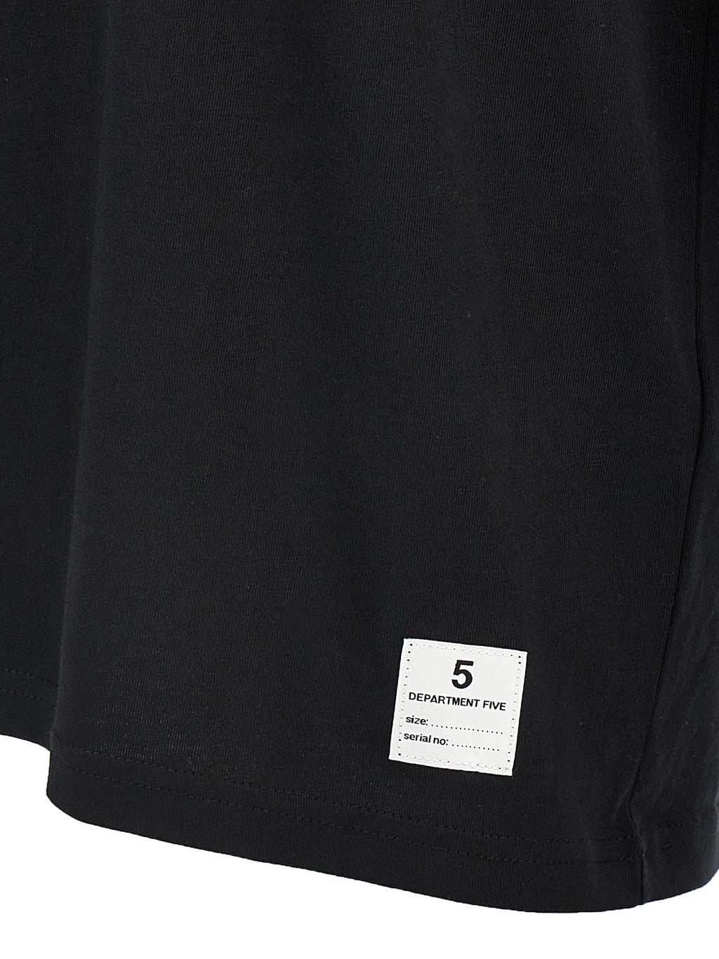 Department 5 Black Cotton T-Shirt