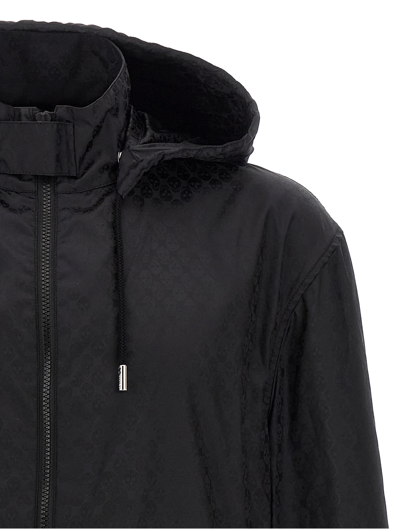 Alexander McQueen Black Polyamide Shell Jacket