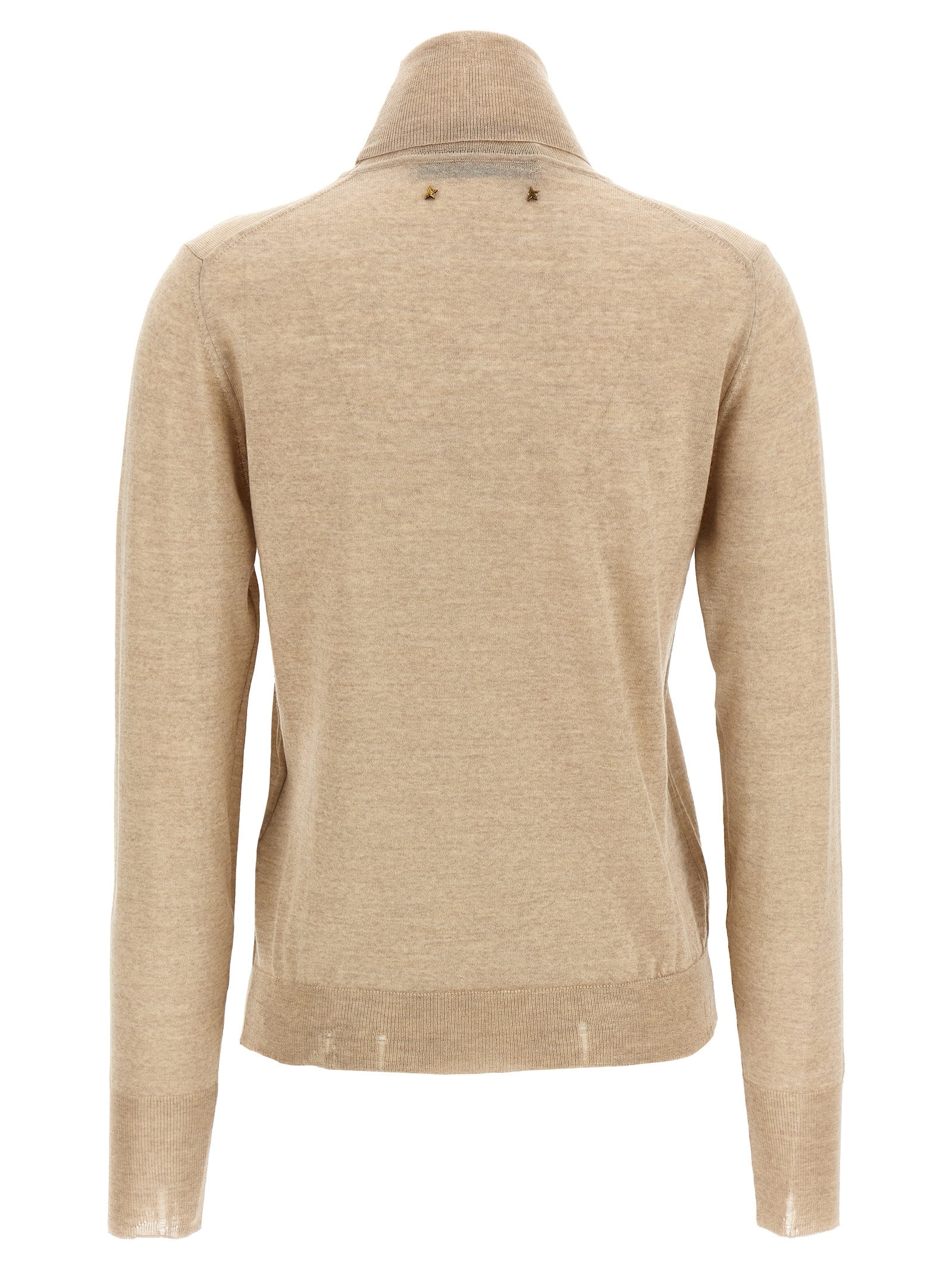 Golden Goose Beige Virgin Wool Cardigan