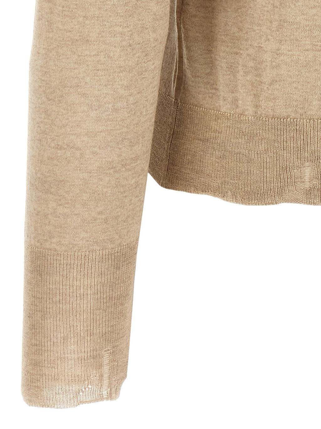 Golden Goose Beige Virgin Wool Cardigan