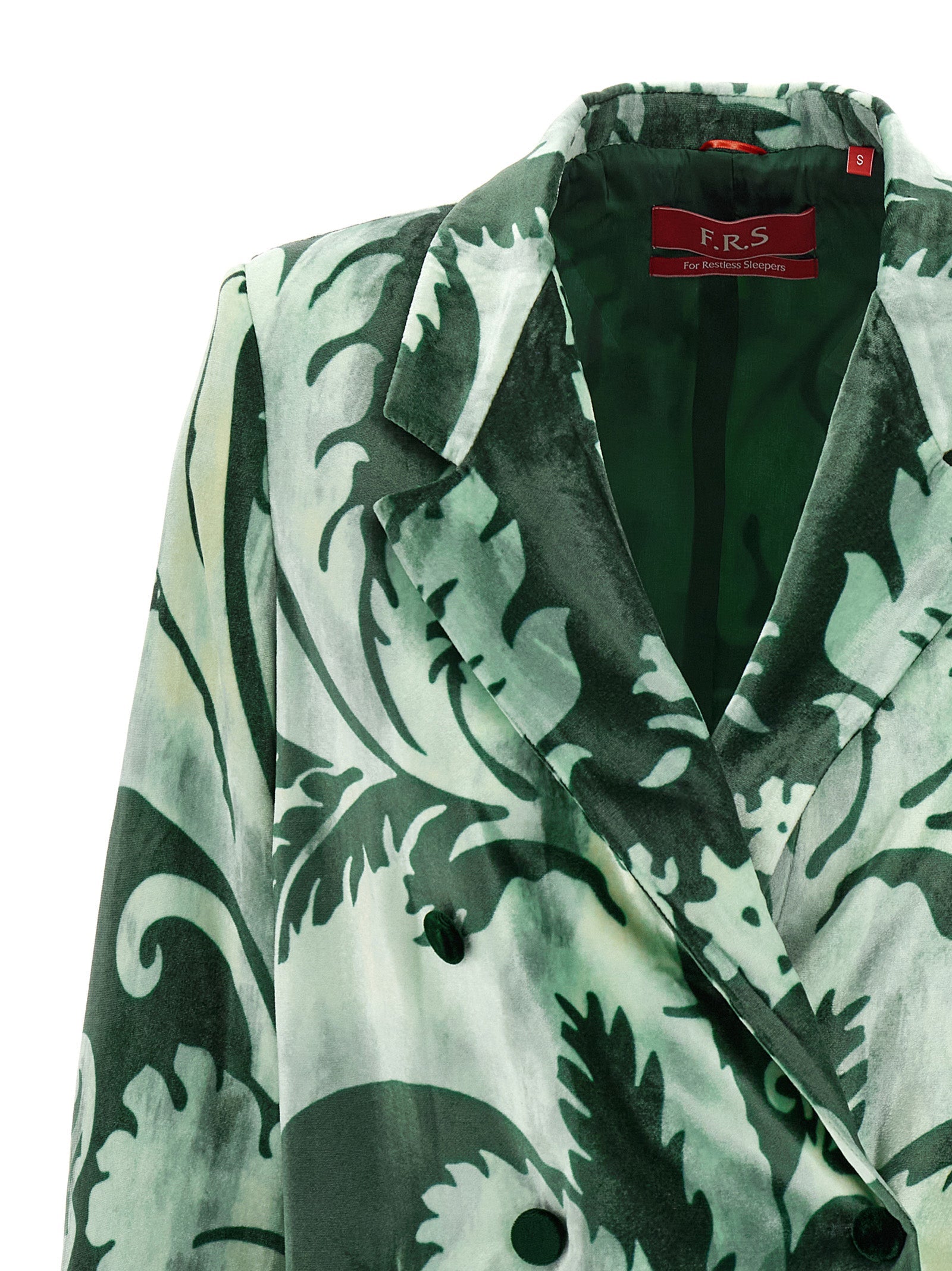 F.R.S. - FOR RESTLESS SLEEPERS Bicolor Viscose Blazer