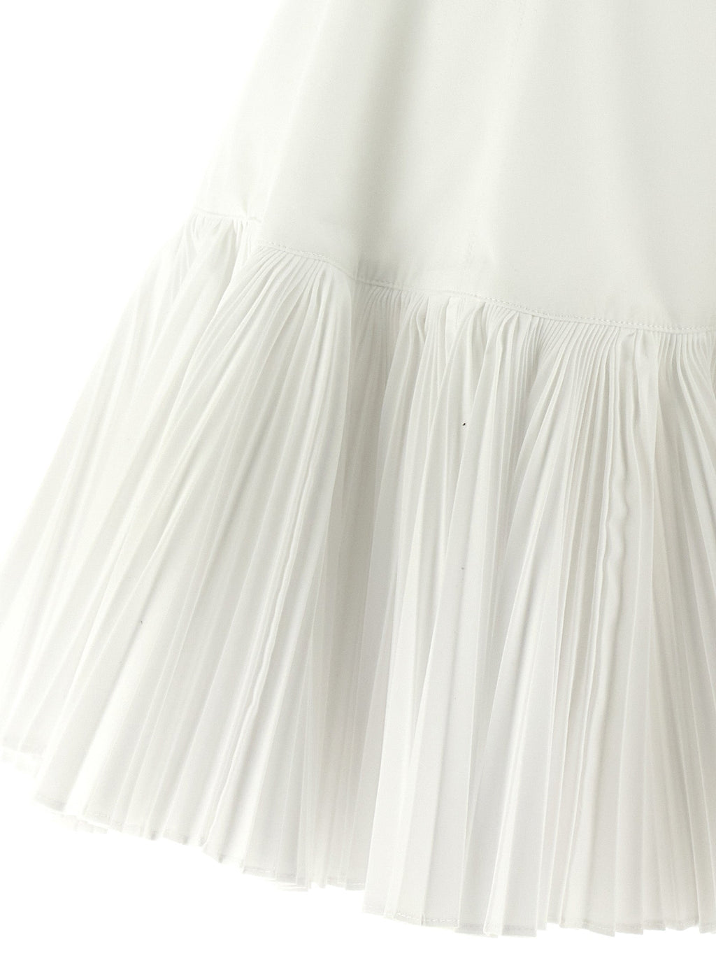 Giovanni Bedin White Poplin Short Dress