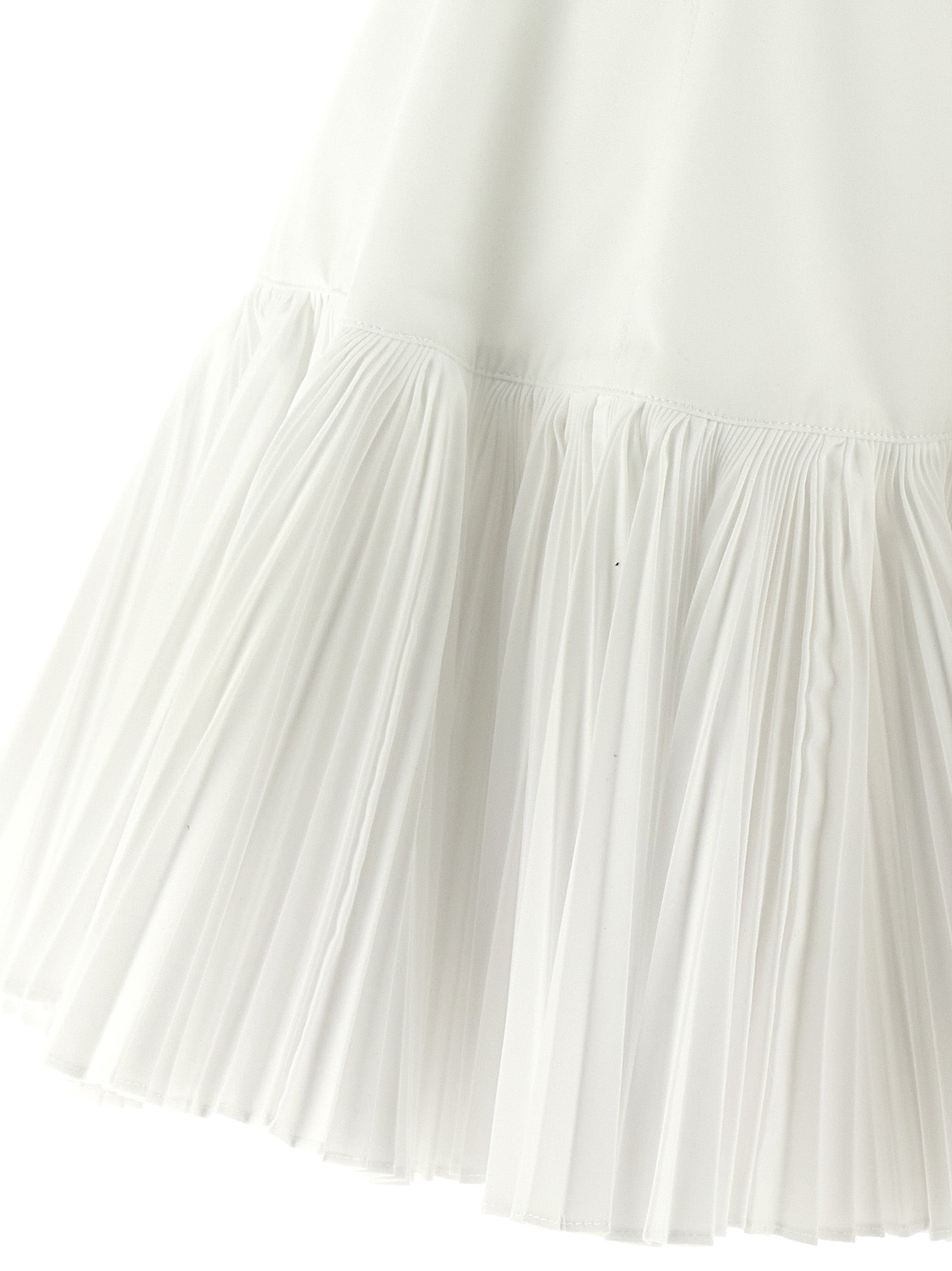 Giovanni Bedin White Poplin Short Dress