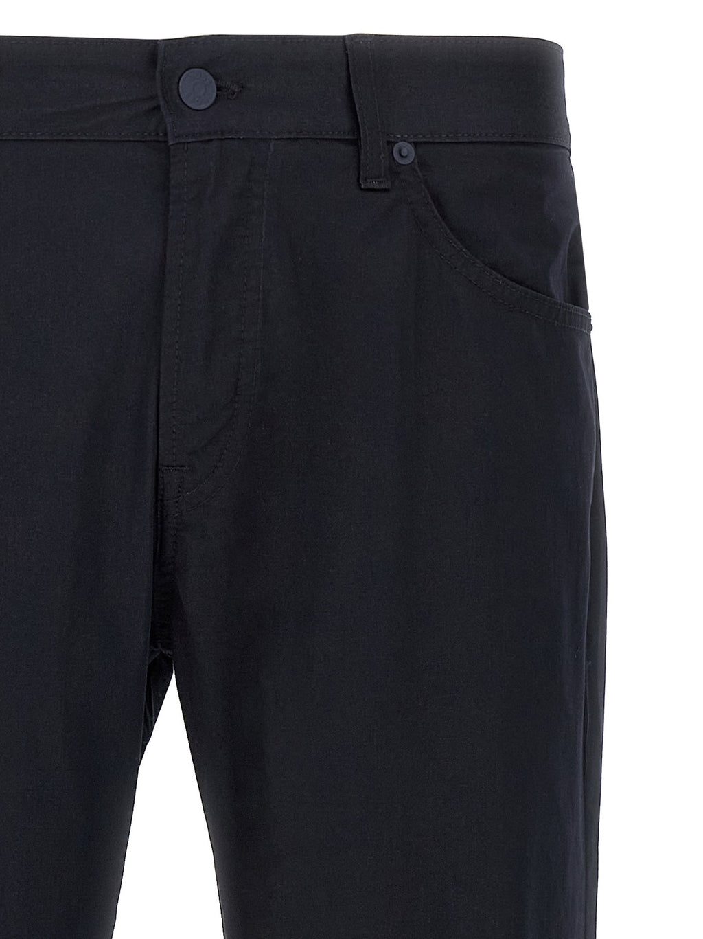 Hugo Boss Blue Cotton Casual Pants