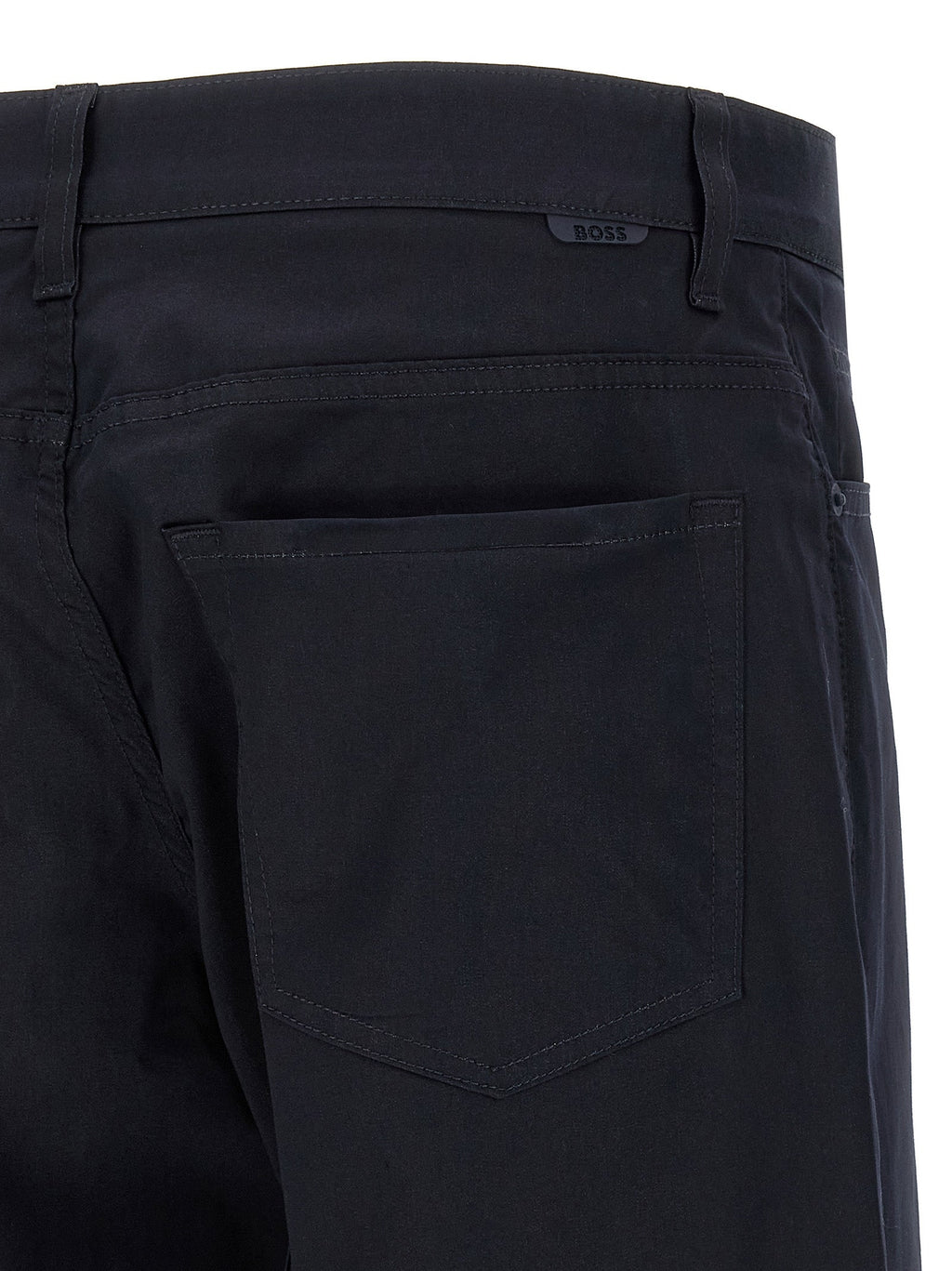 Hugo Boss Blue Cotton Casual Pants
