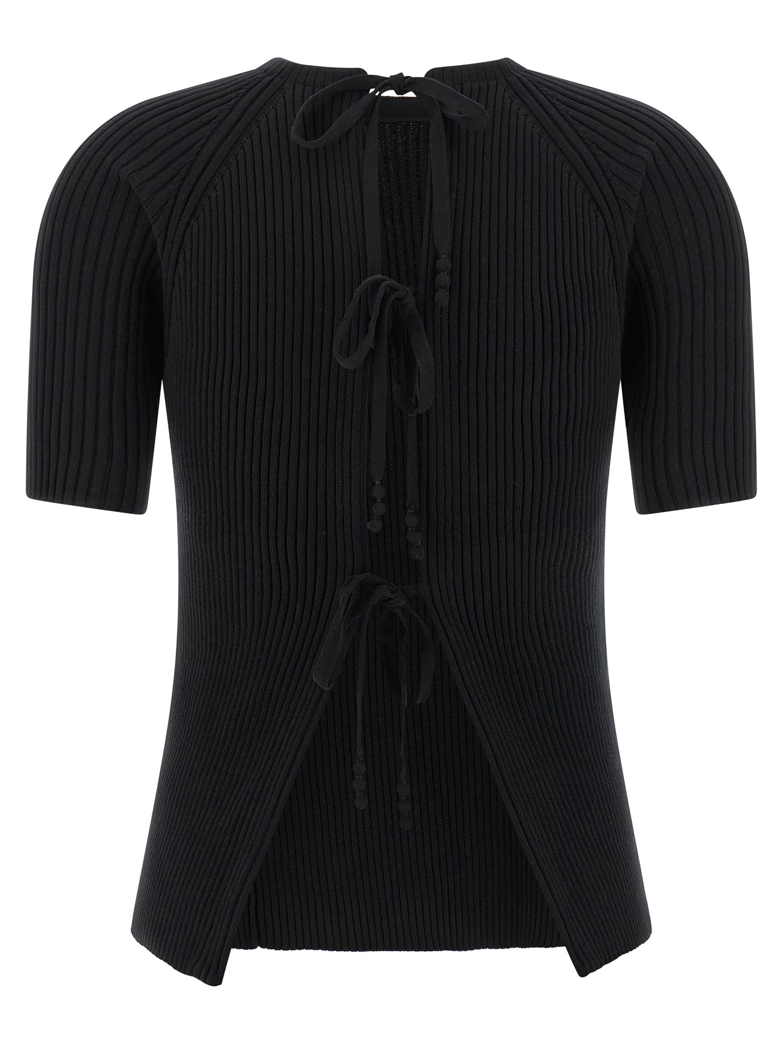 Tory Burch Black Cotton Cardigan