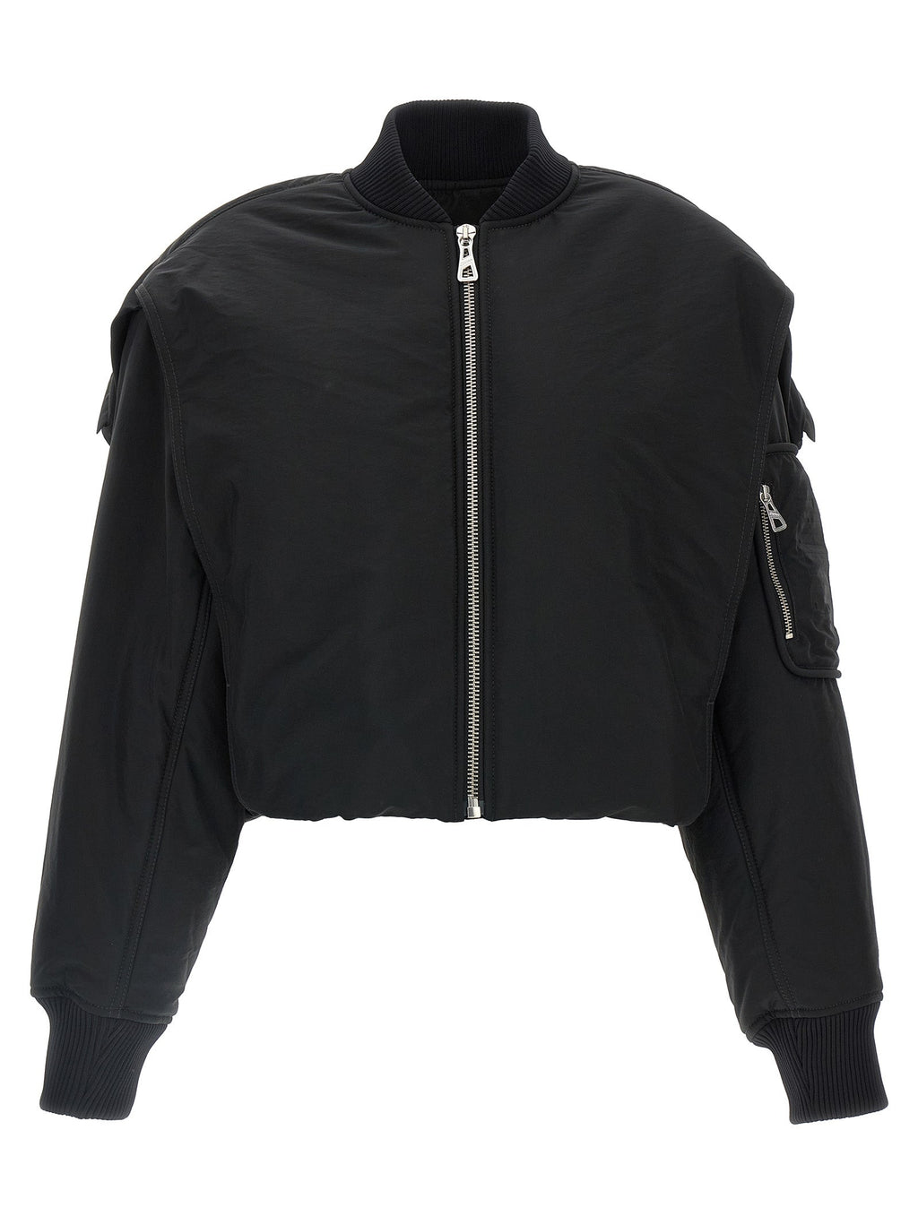 Jean Paul Gaultier Black Polyethylene Bomber