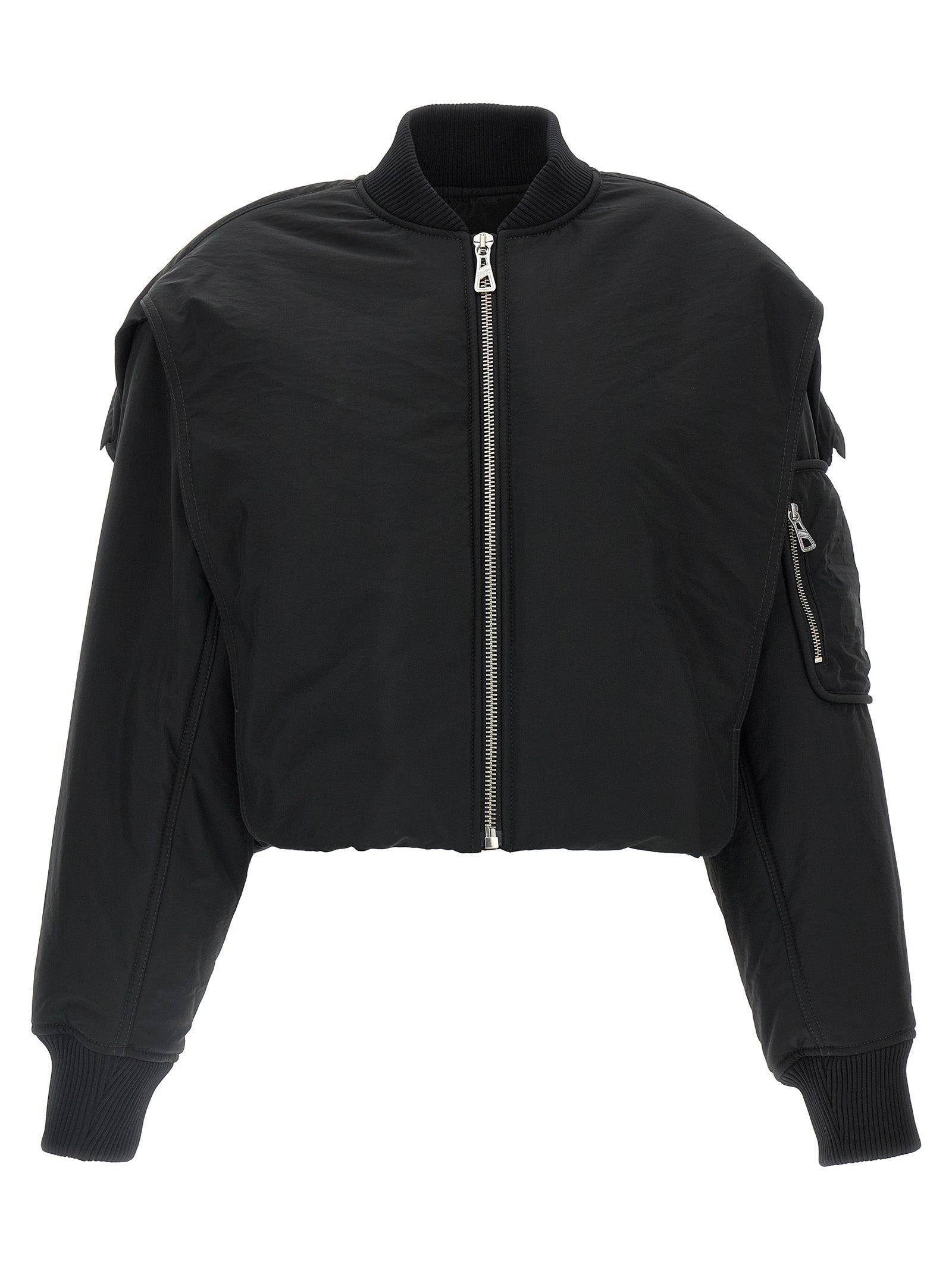 Jean Paul Gaultier Black Polyethylene Bomber