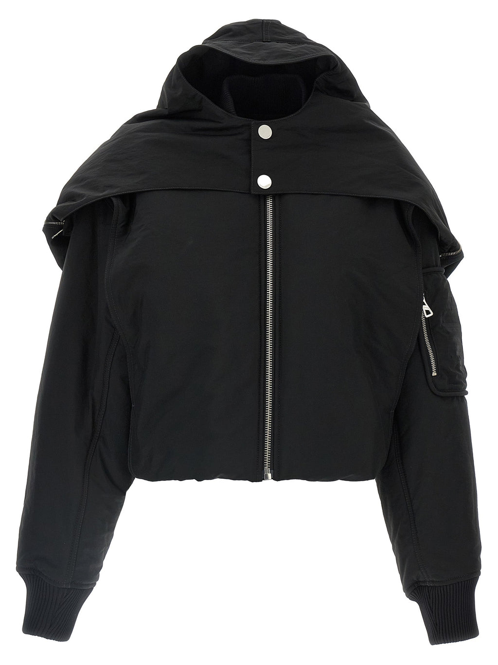 Jean Paul Gaultier Black Polyethylene Bomber