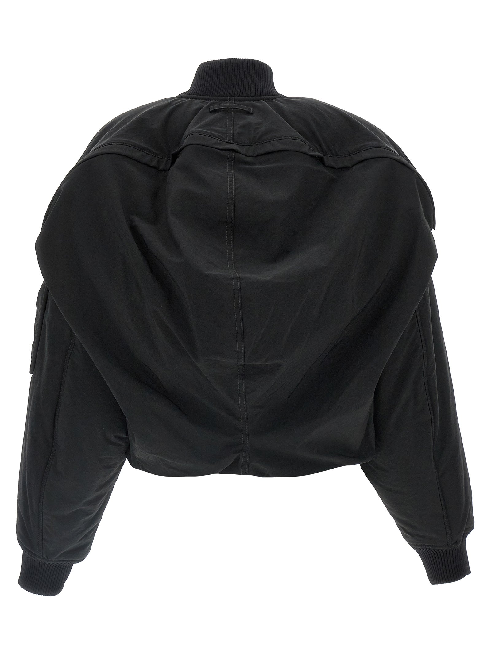 Jean Paul Gaultier Black Polyethylene Bomber
