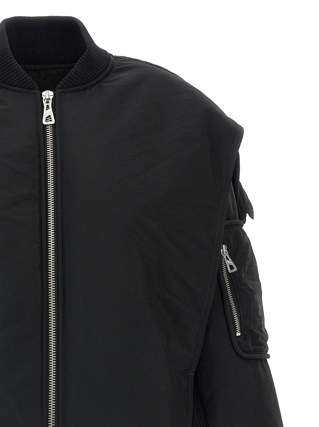 Jean Paul Gaultier Black Polyethylene Bomber