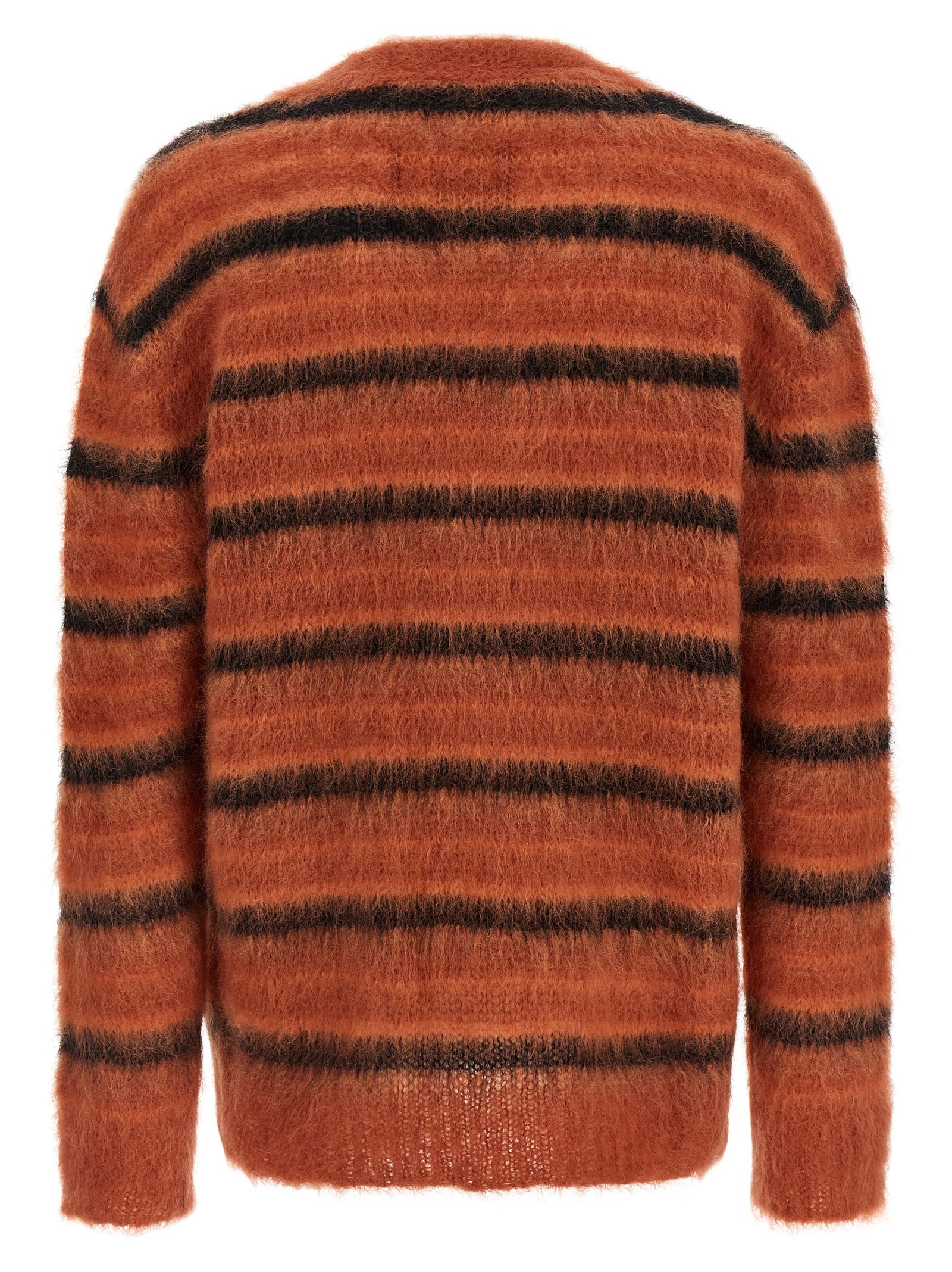 Marni Orange Fabric Cardigan