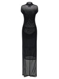 Jean Paul Gaultier Black Polyamide Long Dress