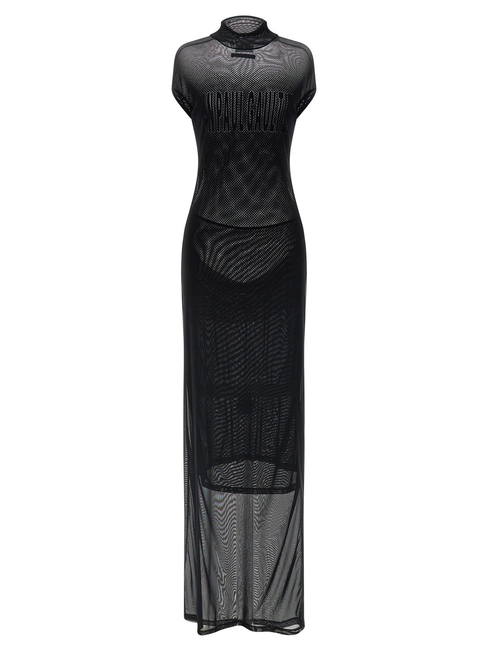 Jean Paul Gaultier Black Polyamide Long Dress