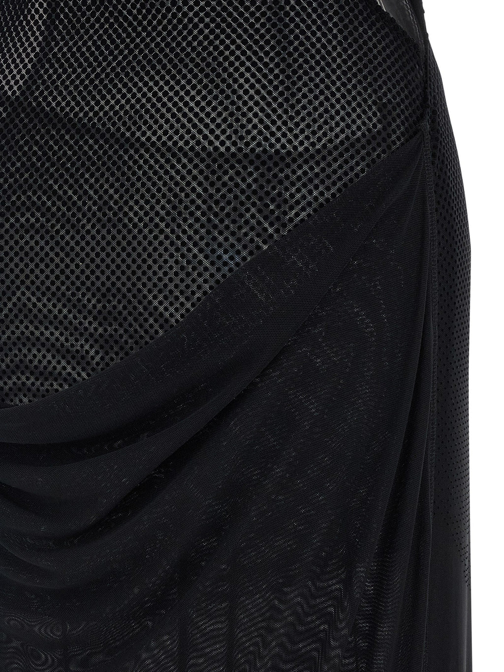 Jean Paul Gaultier Black Polyamide Long Dress