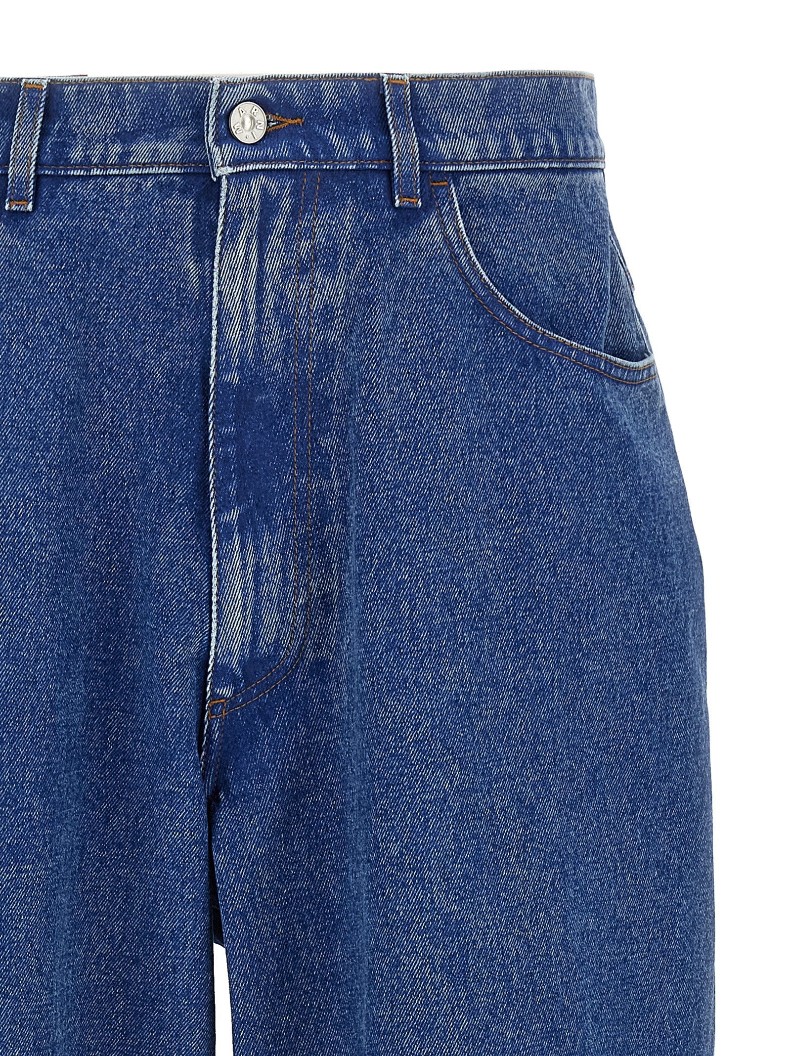 Marni Blue Cotton Jeans Denim