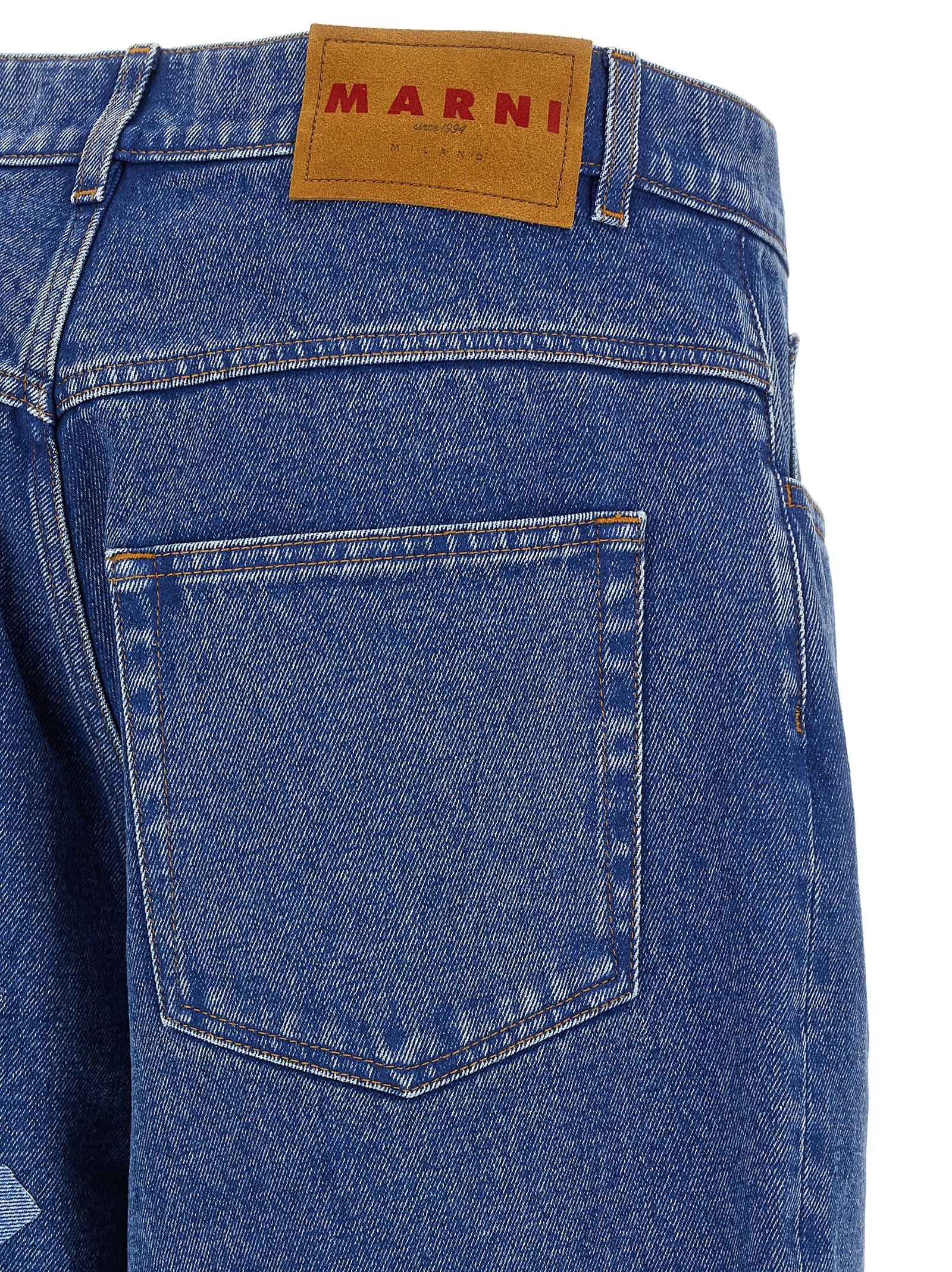 Marni Blue Cotton Jeans Denim