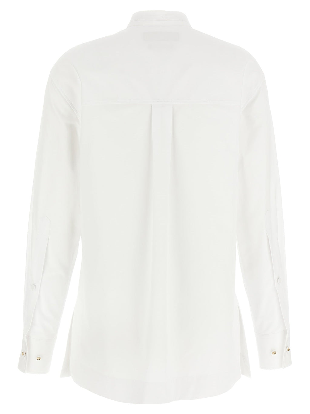 Gucci White Cotton Blouse