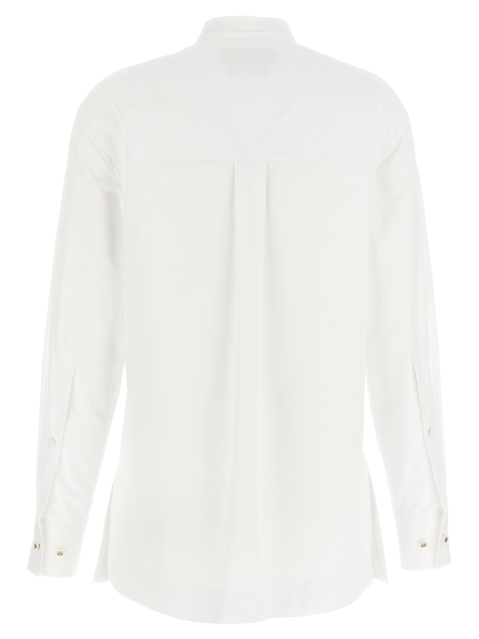 Gucci White Cotton Blouse