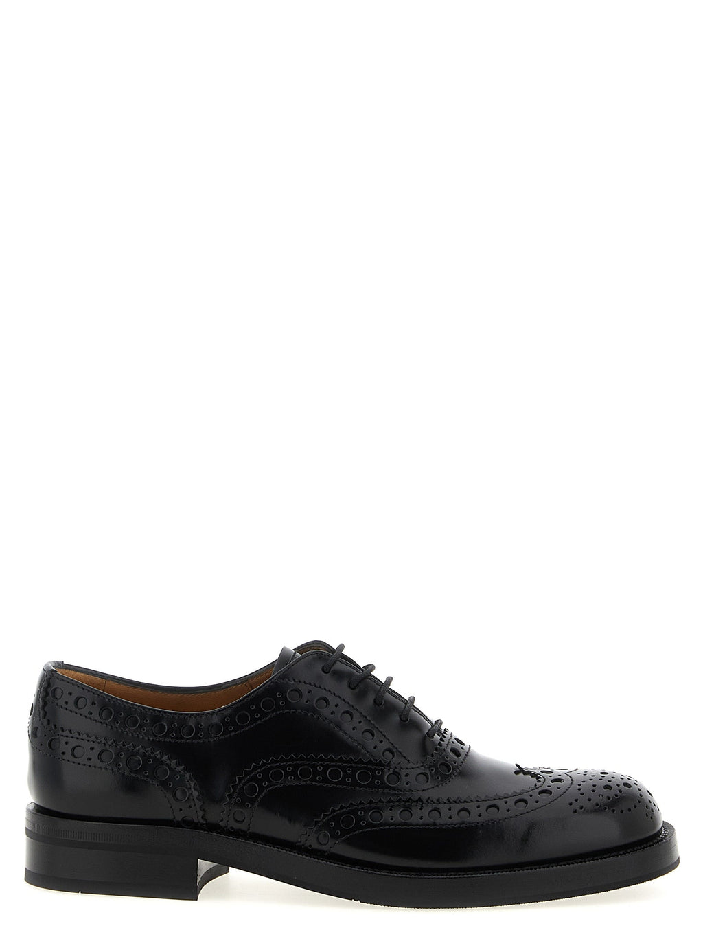 Church's Black Calfskin Oxfords And Derbies
