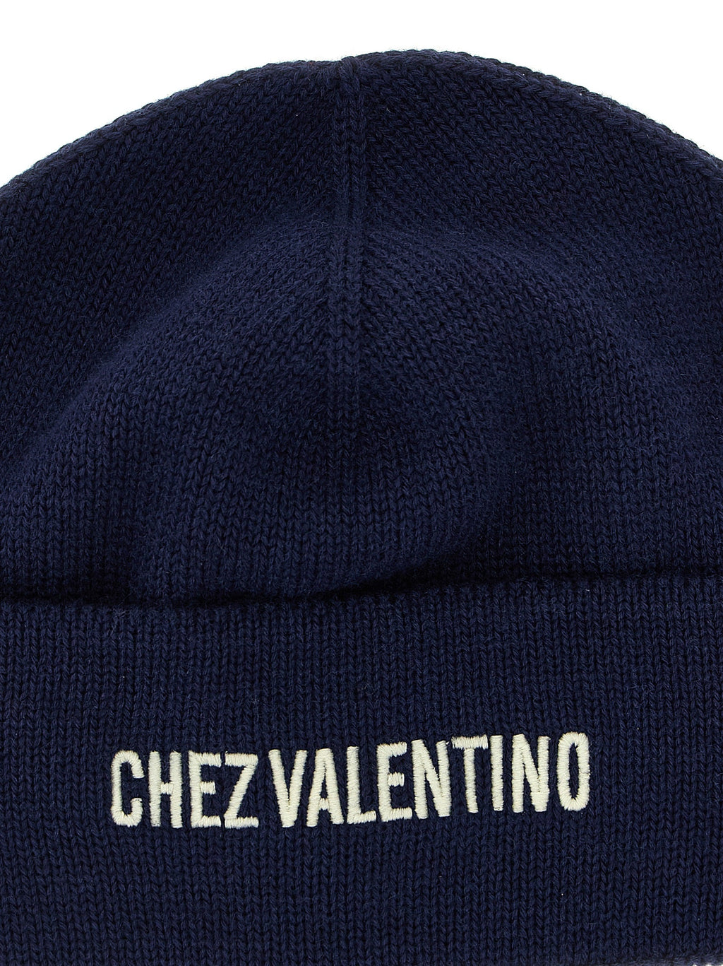 Valentino Garavani Blue Cotton Beanie